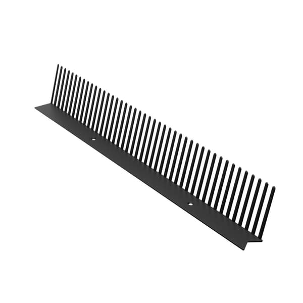 Tagudhængskam X flad 60wmm x 1m RAL 9005