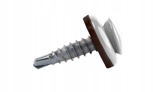 Farmer skruer GTF02P Panhead 4,8x20mm RAL 9010