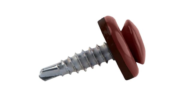 Farmer skruer GTF02P Panhead 4,8x20mm RAL 3009