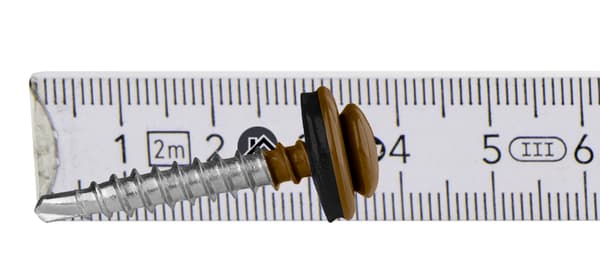 Farmer skruvar GTFP Panhead 4,8x35mm RAL 8003