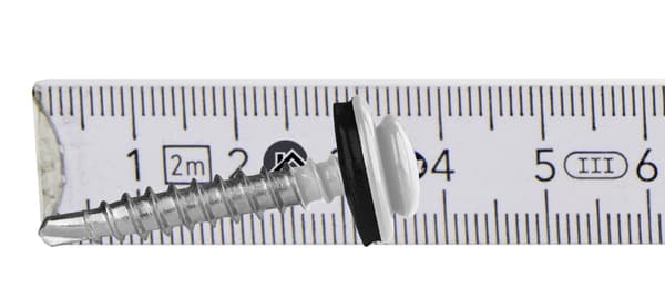 Farmer skruer GTFP Panhead 4,8x35mm RAL 9010