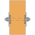 Miniatyrbillede 5 af 9: Bulldog enkeltsidet ring 62mm M16