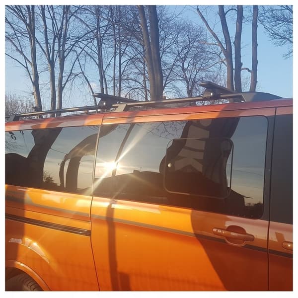 Kattokaiteet FORD TRANSIT CUSTOM LONG vuodesta 2012 VÄRI MUSTA