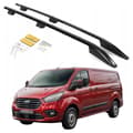 Pikkukuva 1 / 8: Kattokaiteet FORD TRANSIT CUSTOM LONG vuodesta 2012 VÄRI MUSTA