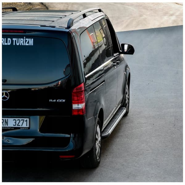 Kattotelineet MERCEDES W639 W447 VITO VIANO EXTRA PITKÄ L3 MUSTA