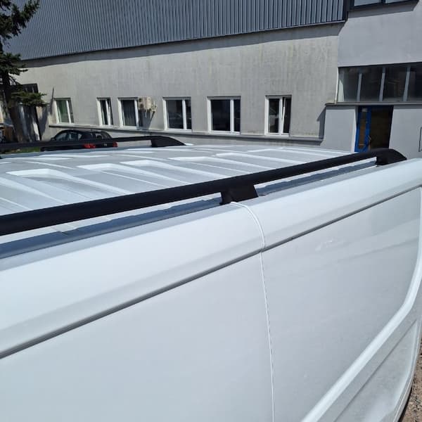 Kattotelineet OPEL VIVARO RENAULT TRAFIC FIAT TALENTO 2014- PITKÄ MUSTA