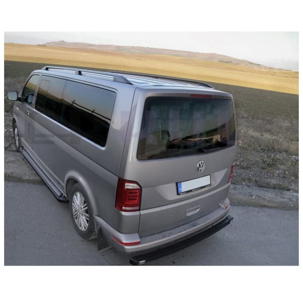 Kattotelineet VOLKSWAGEN TRANSPORTER CARAVELLE T5 T6 LYHYT MUSTA
