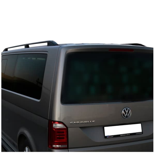 Kattotelineet VOLKSWAGEN TRANSPORTER CARAVELLE T5 T6 LYHYT MUSTA