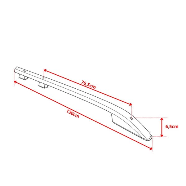 Kattotelineet VOLKSWAGEN AMAROK PICKUP VUOSILLE 2010-2020