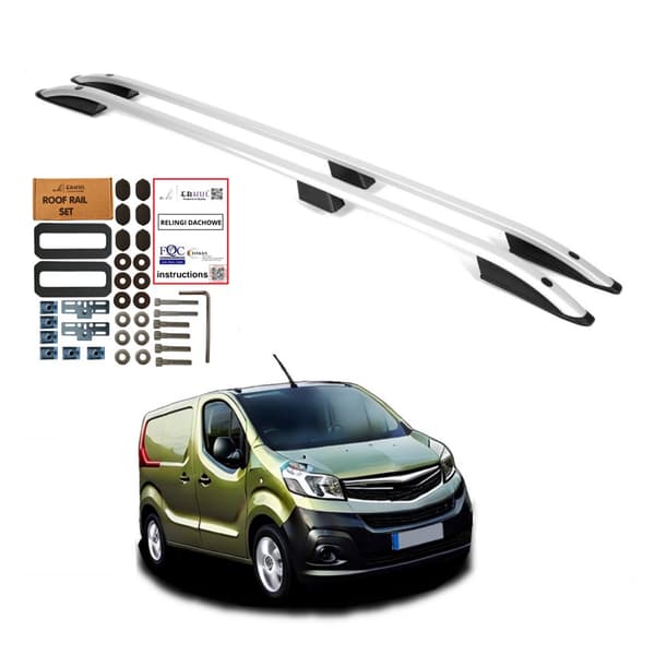 Kattotelineet OPEL VIVARO RENAULT TRAFIC FIAT TALENTO 2014- LYHYT
