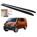 Pikkukuva 1 / 9: VOLKSWAGEN TRANSPORTER T5 T6 LONG L2 MUSTA kattotelineet, integroidut
