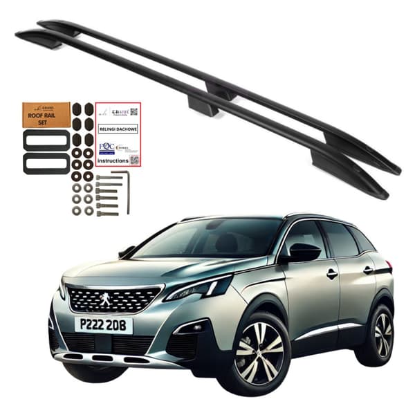 Tagbøjler PEUGEOT 3008 SUV 2009-2016 SORTE