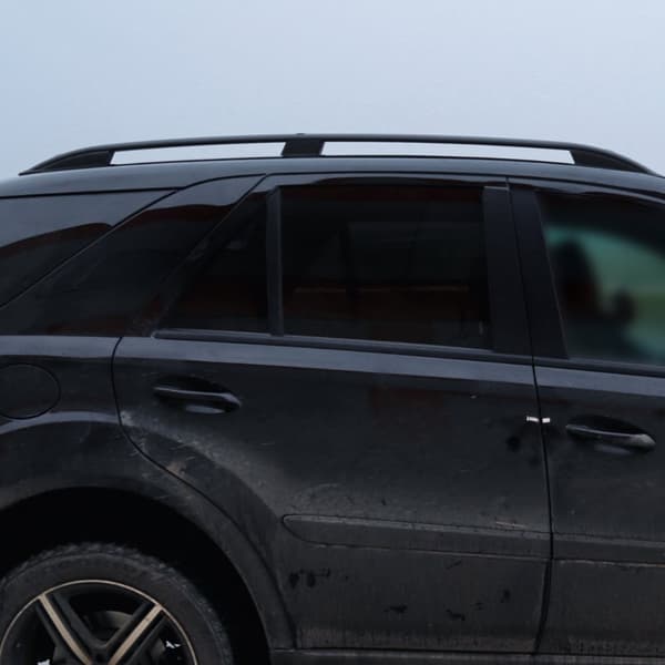 Kattotelineet PORSCHE CAYENNE SUV 2003-2010 MUSTA