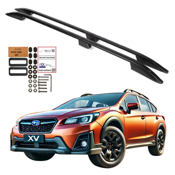 Kattotelineet SUBARU XV SUV 2012- MUSTA