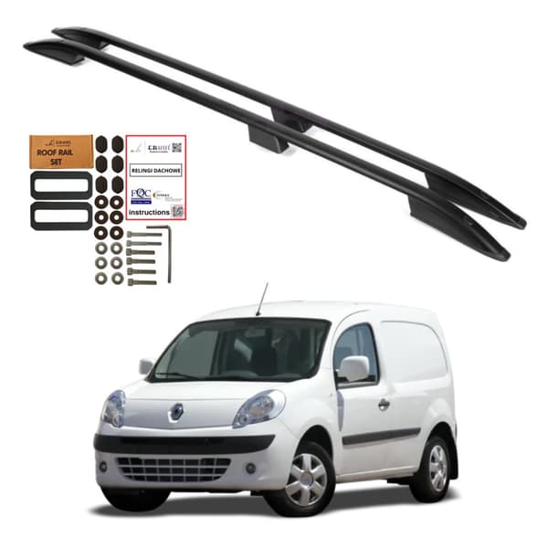 Takräcken RENAULT KANGOO II 2008-2022 L2 LÅNG SVARTA