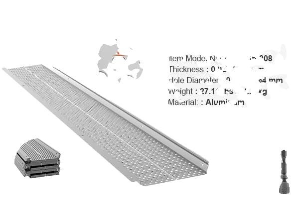 Gutter Guard, Hållbar Aluminium, Effektivt Bladskydd,5in52delar