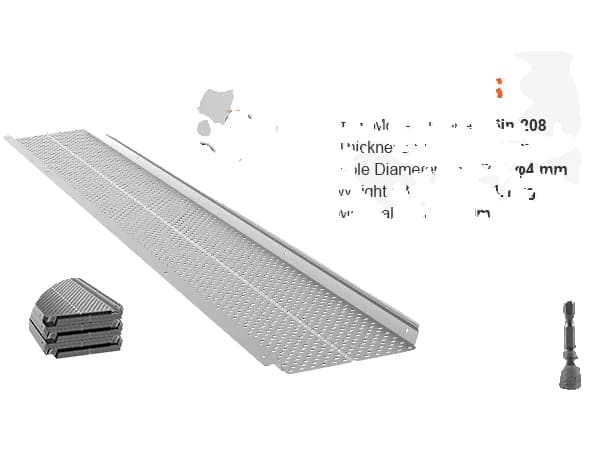 Gutter Guard, Hållbar Aluminium, Effektivt Bladskydd,6in52st