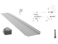 Miniatyrbild 1 av 2: Gutter Guard, Hållbar Aluminium, Effektivt Bladskydd,6in52st