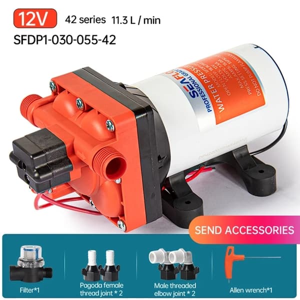 Vesipumppu, 30GPM, 55PSI