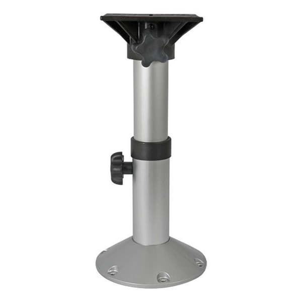 Pike N Bass Telescopic Pedestal Mount Deluxe Silver