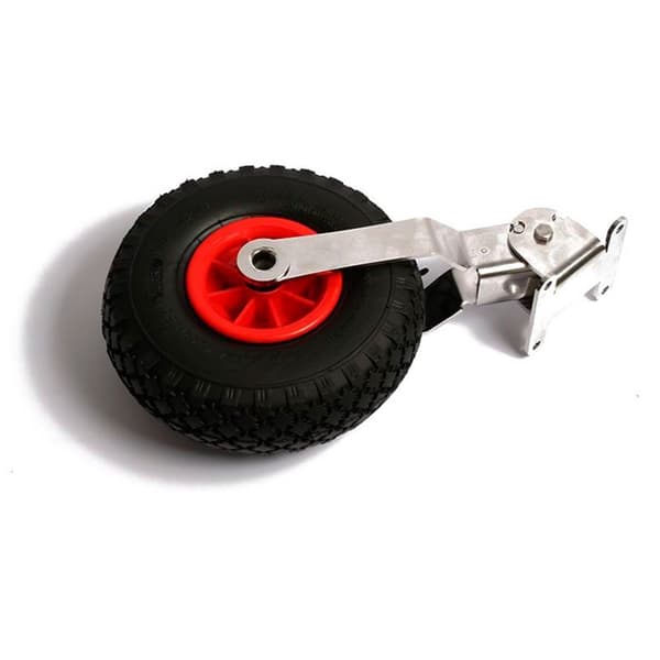 Pike N Bass Retractable Wheel Svart