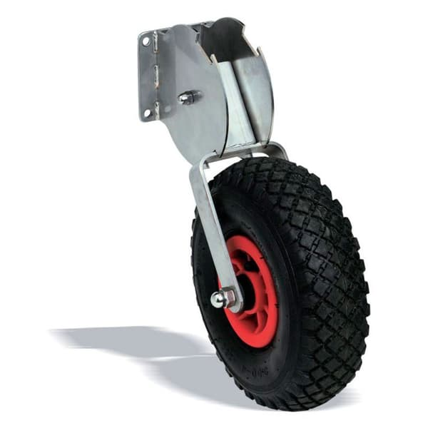 Pike N Bass Retractable Wheel Svart