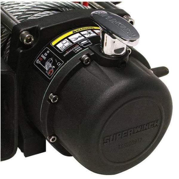 Superwinch Syntetisk Reb Elektrisk Spil Tiger Shark 9500 4309kg 12v Søvfarvet 529 x 160 x 235 mm