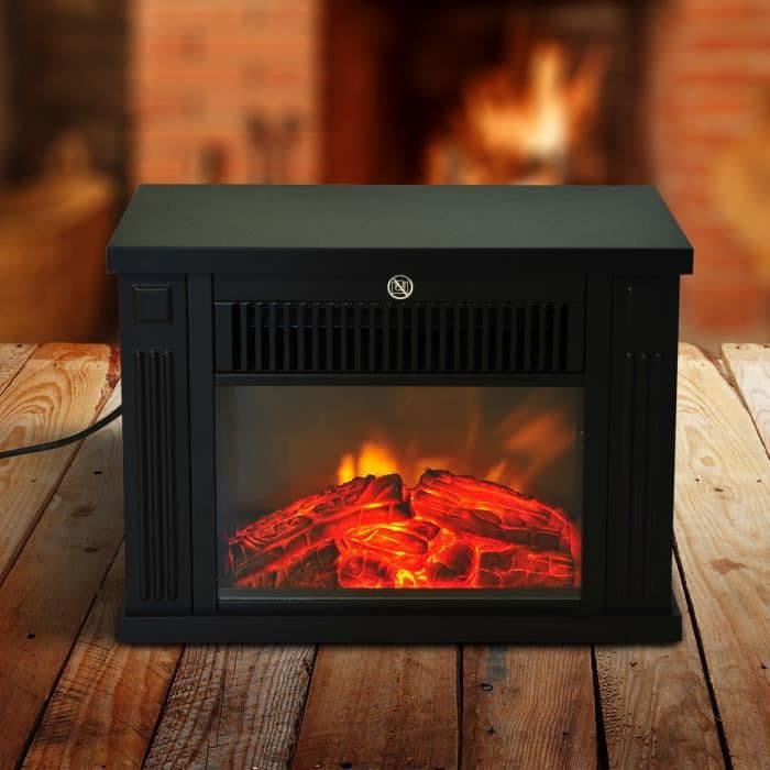 Homcom elektrisk spis samtida spis termostat 600-1200 W Black