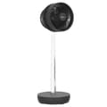 Miniatyrbillede 1 af 9: Stående ventilator, USB-genopladelig ventilator med fjernbetjening, 22x22x29-69 cm, Sort