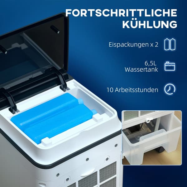 Luftkonditionering, 3 i 1, 24x28.5x60.5 cm, Vit