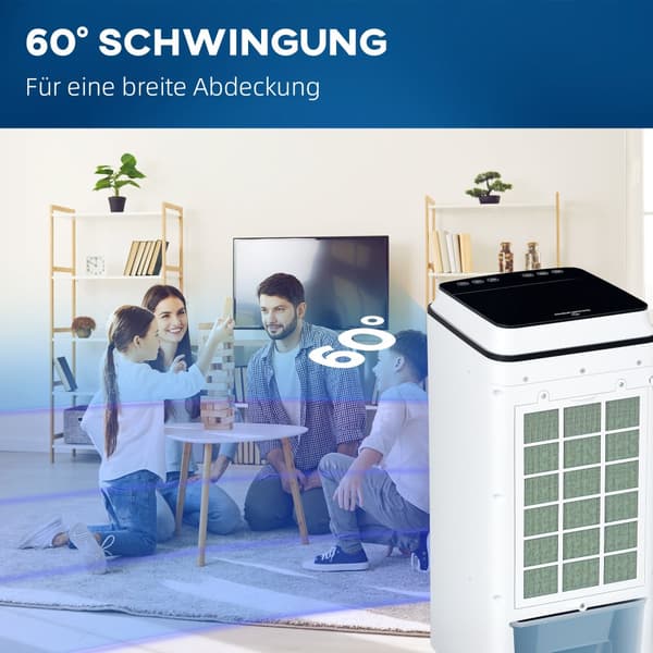 Luftkonditionering, 3 i 1, 24x28.5x60.5 cm, Vit