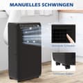 Miniatyrbillede 8 af 9: Bærbar Aircondition, 9000BTU, 33x28x68.5 cm, Sort