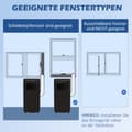 Miniatyrbillede 9 af 9: Bærbar Aircondition, 9000BTU, 33x28x68.5 cm, Sort