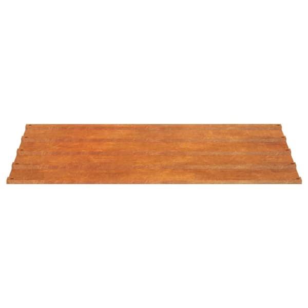 vidaXL Kattopaneelit 36 kpl ruoste 60x44 cm Corten teräs