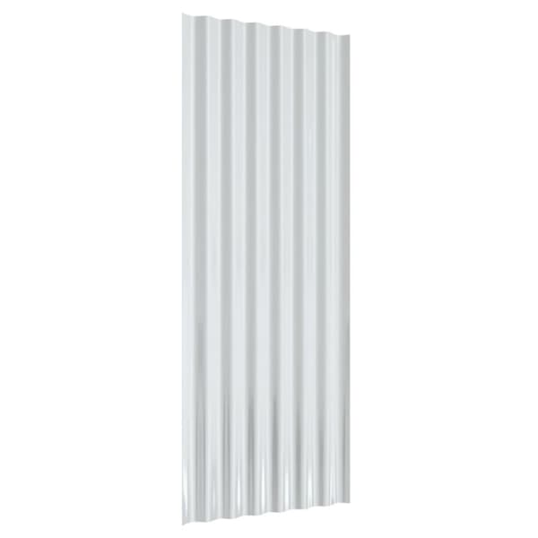 tagplader 12 stk. 100x36 cm pulverlakeret stål brun