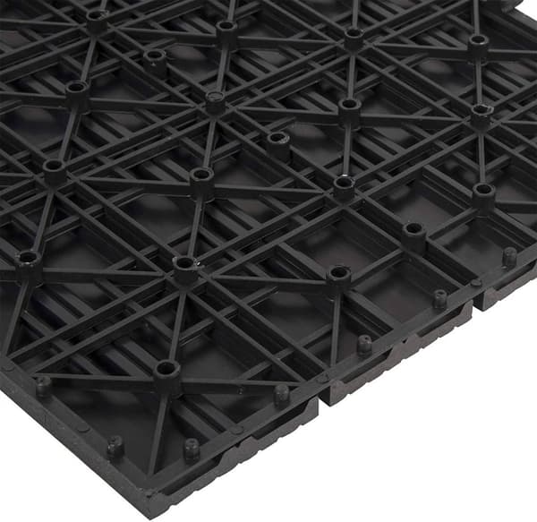 Rootz Premium WPC terrassplattor - Utomhusterrass - Uteplatsplattor - Hållbar och UV-beständig - Enkel klickinstallation - Mångsidig design - 30cm x 6