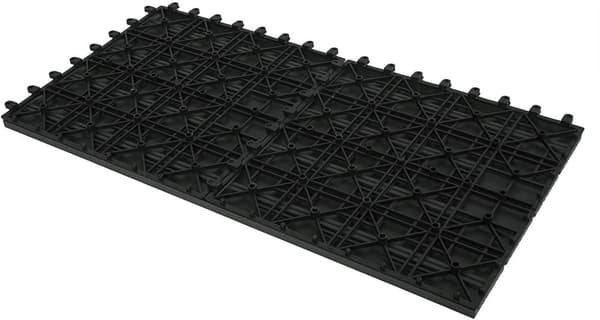Rootz WPC Click Tiles - Udendørs terrassefliser - Sammenlåsende fliser - Holdbar, nem installation, lav vedligeholdelse - 30 cm x 60 cm x 1,8 cm