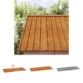 Pikkukuva 1 / 8: The Living Store Kattopaneelit 12 kpl ruoste 100x44 cm Corten teräs -  Kattovalaisimet & Laatat