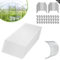 Miniatyrbild 1 av 4: Polykarbonatplattor - XMTECH - Pack av 14 - 4 mm - UV-beständiga - Transparenta