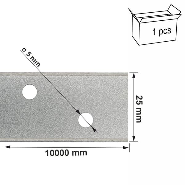 Perforerad tejp BAN202510 25x2mm x 10mb