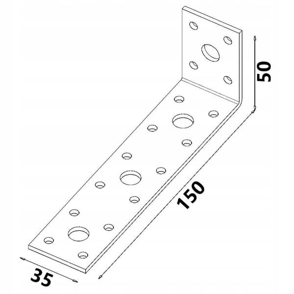 Liitoskulma KŁ3 50x150x35x2,5 (1)