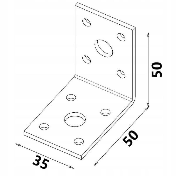 Liitoskulma KŁ1 50x50x35x2,5 (1)