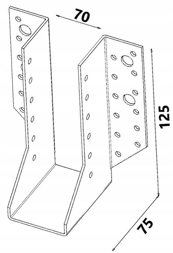 Palkkiripustin WB72 70x125x75x2.0 (1)
