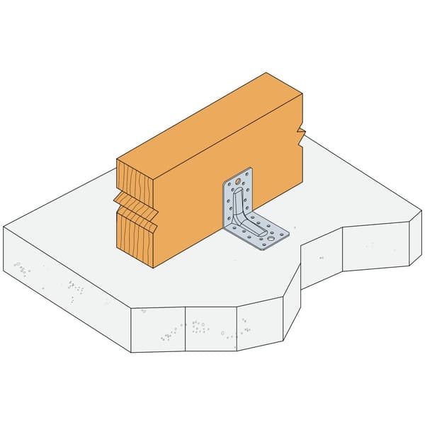 ABR90 Calssic förstärkt vinkelkontakt 90x90x65x2,5 mm