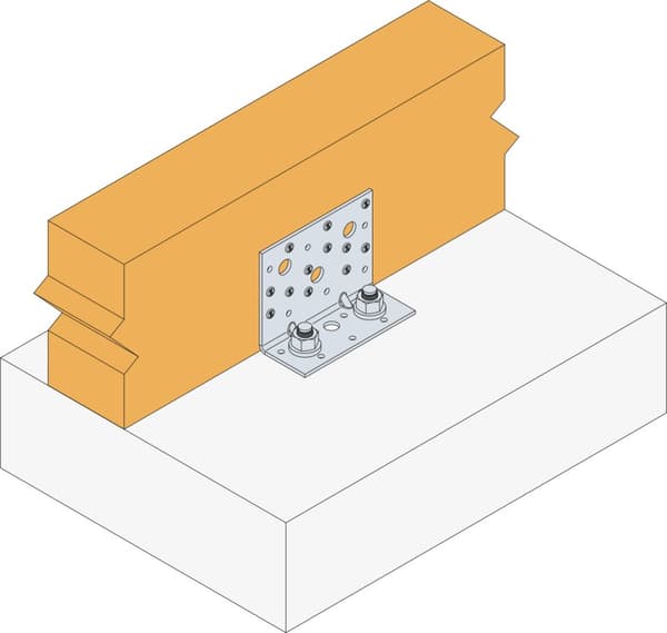 AE76 kulmaliitin 90x48x76x3mm