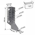 Pikkukuva 2 / 7: Jaettu palkkiripustin 30x188x84x2mm vasemmalla