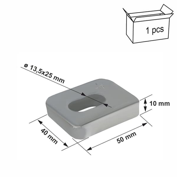 Ankarskarvbricka 40x50x10mm