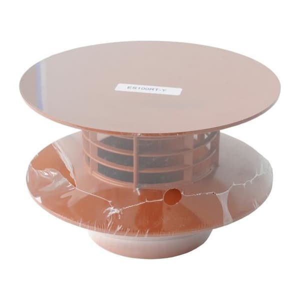 Första Plast Statisk Extraktor, röd, diameter 100 mm - ES100RT