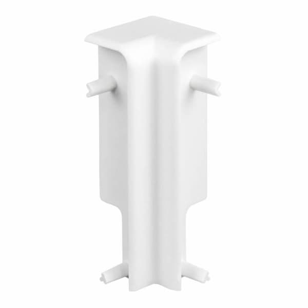 PROVISTON Inre vinklar för MDF-listor 15 x 58 mm Plast Vit Tillbehör för listor 2 stycken
