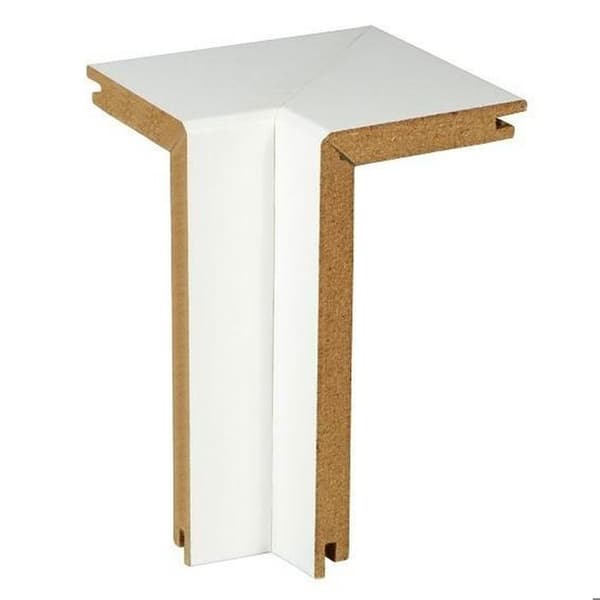 PROVISTON Inre hörn för värmesockel 41 x 141 mm Plast Vit Tillbehör för socklar 2 stycken